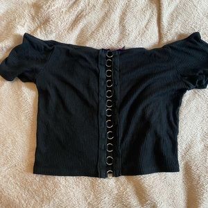 Off the shoulder top/crop top
